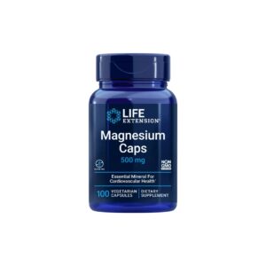 Life Extension Magnesium Caps, hořčík citrát, oxid a sukcinát, 100 rostlinných kapslí
