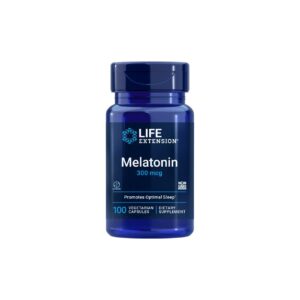 Life Extension Melatonin 300 mcg, 100 rostlinných kapslí