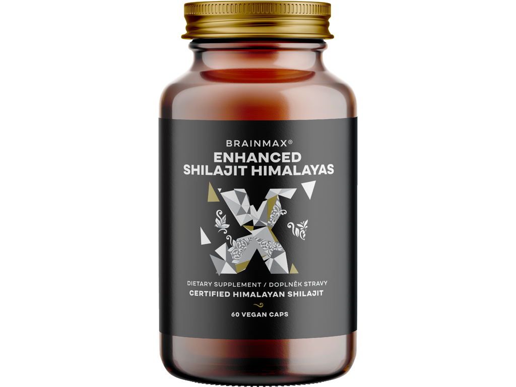 BrainMax Enhanced Shilajit Himalayas, 500 mg, 60 rostlinných kapslí