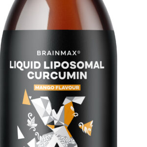 BrainMax Liquid Liposomal Curcumin, tekutá lipozomální kurkuma, mango, 250 ml
