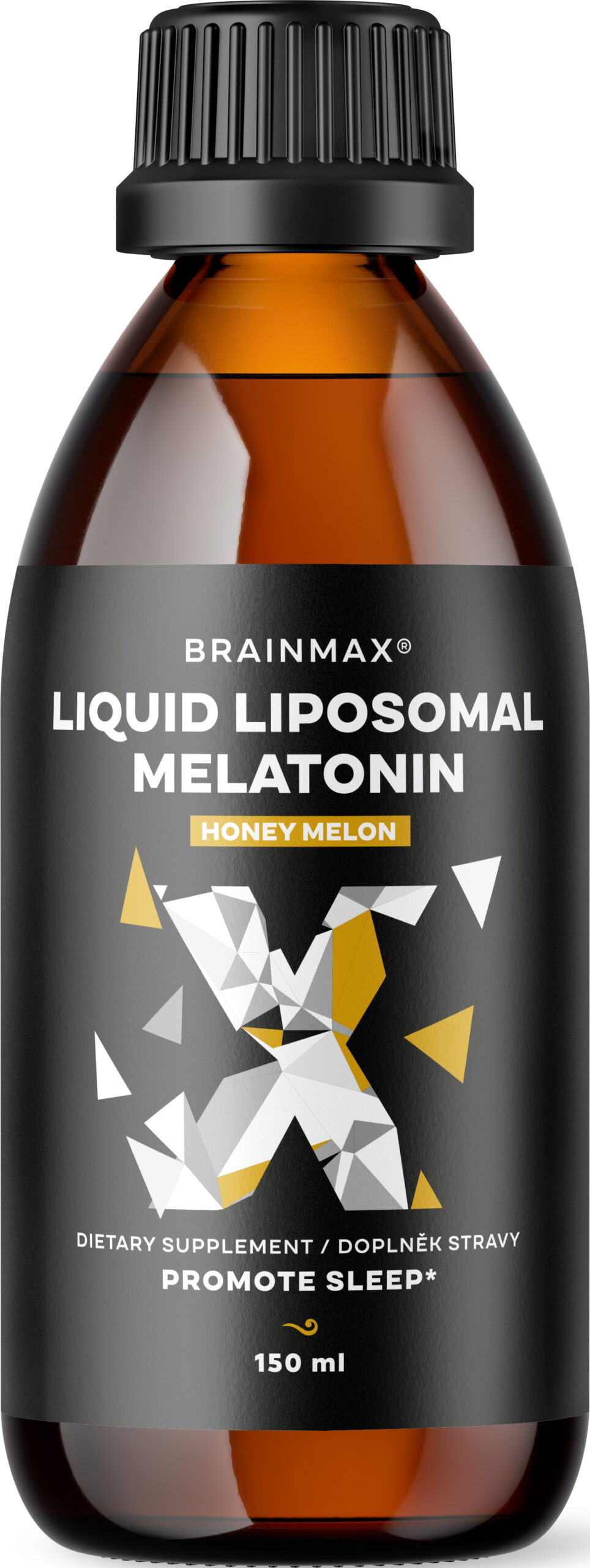 BrainMax Liquid Liposomal Melatonin, Honey Melon, 150 ml