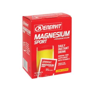 Enervit Magnesium Sport, hořčík citrát s draslíkem, citron, 10 sáčků
