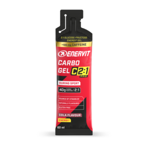 Enervit Carbo Gel s kofeinem, cola, 60 ml