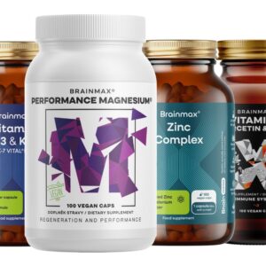 BrainMax 2v1 Imunita a hořčík, hořčík bisglycinát v sadě s vitaminy a minerály