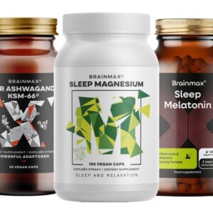 BrainMax Spánek Plus, sada s ashwagandha extraktem KSM-66