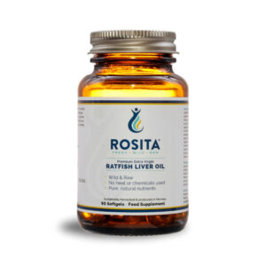 Rosita Ratfish Liver Oil, olej z jater chiméry, 90 kapslí