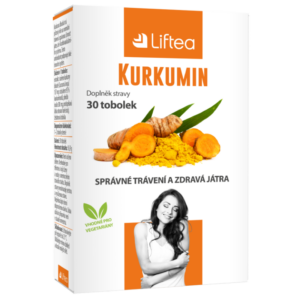 Liftea Kurkumin, extrakt z kořene kurkumy, 30 tobolek
