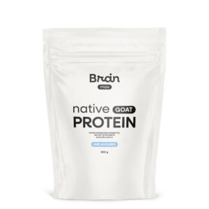BrainMax Native Goat Protein, kozí protein bez příchuti, 500 g
