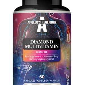 Apollo's Hegemony Diamond Multivitamin, bez železa, 60 kapslí