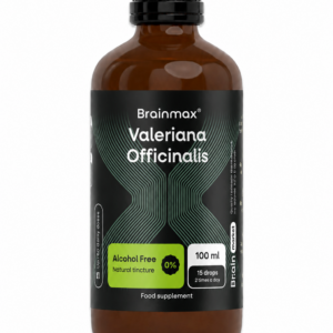 BrainMax Valerian, bezalkoholová tinktura z kozlíku lékařského, 100 ml