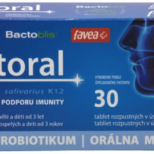 Favea Bactoral s vitaminem D, orální probiotika, 30 tablet