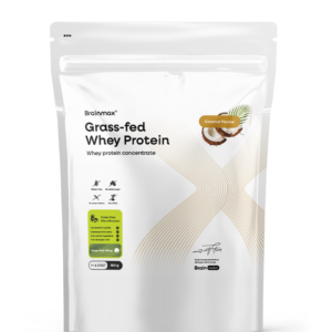 BrainMax Grass-fed Whey Protein, kokosový whey protein, 500 g