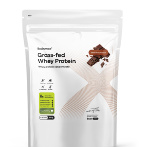 BrainMax Grass-fed Whey Protein, čokoládový whey protein, 500 g