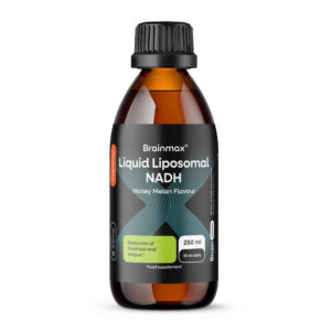 BrainMax Liquid Liposomal NADH, 40 mg, medový meloun, 250 ml