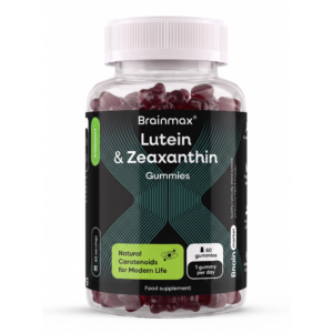 BrainMax Lutein a zeaxantin Gummies, 60 bonbonů