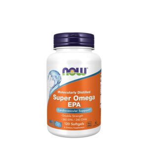 NOW Super Omega EPA, rybí olej, 120 softgel kapslí