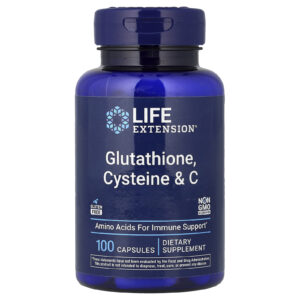 Life Extension Glutathion, cystein a vitamin C, 100 kapslí