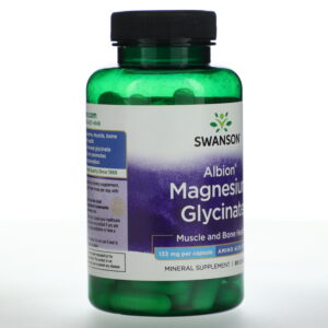 Swanson Albion Hořčík, hořčík bisglycinát, 133 mg, 90 kapslí