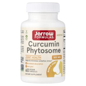 Jarrow Formulas Curcumin Phytosome Meriva, kurkuma, 500 mg, 60 rostlinných kapslí