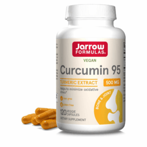 Jarrow Formulas Curcumin 95, kurkuma, 500 mg, 120 rostlinných kapslí