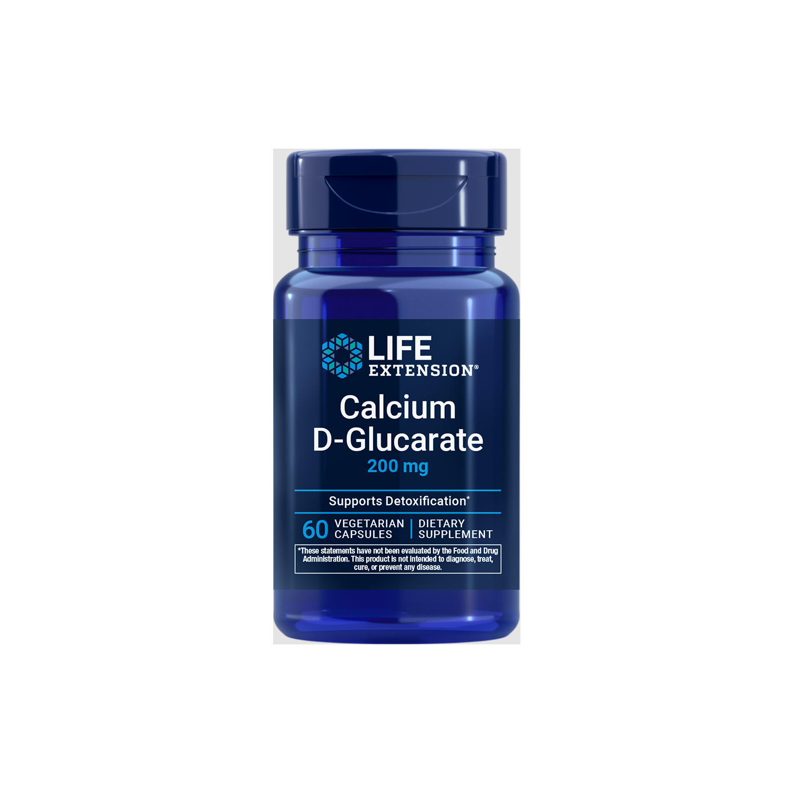 Life Extension Kalcium D-glukarát, 200 mg, 60 kapslí