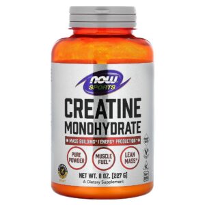Now Foods Kreatin monohydrát, čistý prášek, 227 g