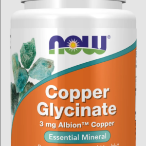 Now Foods Měď glycinát, 3 mg, 120 tablet