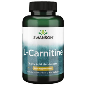 Swanson L-karnitin 500 mg, 100 tablet