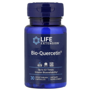 Life Extension Bio-Quercetin, kvercetin, 30 rostlinných kapslí