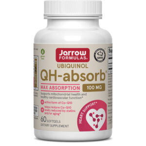 Jarrow Formulas Ubiquinol QH-absorb 100 mg, 60 softgelových kapslí