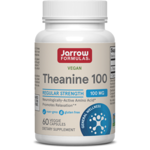 Jarrow Formulas L-theanin, 100 mg, 60 rostlinných kapslí
