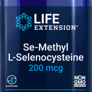 Life Extension Se-Methyl L-Selenocystein, selen, 200 µg, 90 rostlinných kapslí