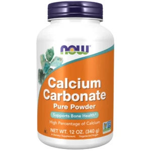 NOW Calcium Carbonate, uhličitan vápenatý, čistý prášek 340 g