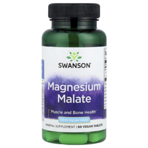 Swanson hořčík malát 150 mg, 60 veganských tablet