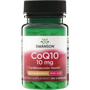 Swanson CoQ10, koenzym Q10 10 mg, 100 kapslí