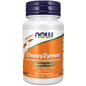 NOW ChewyZymes, trávicí enzymy, 90 žvýkacích tablet