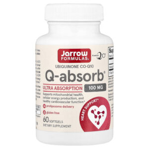 Jarrow Formulas Koenzym Q10, ubichinon 100 mg, 60 softgelových kapslí