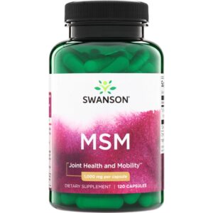 Swanson MSM, TruFlex, 1000 mg, 120 kapslí