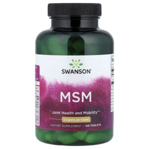 Swanson MSM, TruFlex, 1500 mg, 120 tablet
