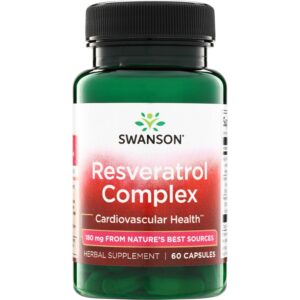 Swanson Resveratrol Complex, 60 kapslí