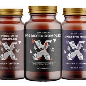 BrainMax Mikrobiom, sada probiotik a prebiotik