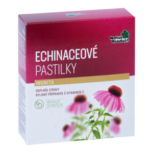 Naturprodukt Echinaceové pastilky s vitaminem C, 20 pastilek