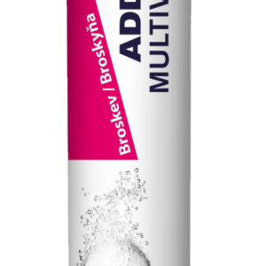 Additiva Multivitamin+Mineral Broskev, šumivé tablety, 20 ks