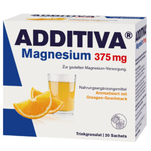 Additiva Magnesium 375 mg, nápoj s pomerančem, 20 sáčků