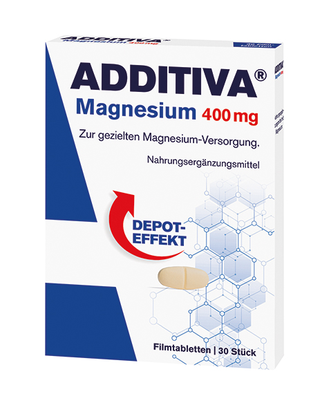 Additiva Magnesium 400 mg, oxid hořečnatý, 30 tablet