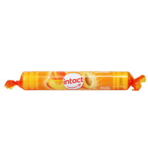 Intact hroznový cukr s vitaminem C, meruňka, rolička 40 g