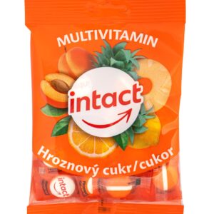 Intact hroznový cukr Multivitamin, pastilky, 75 g