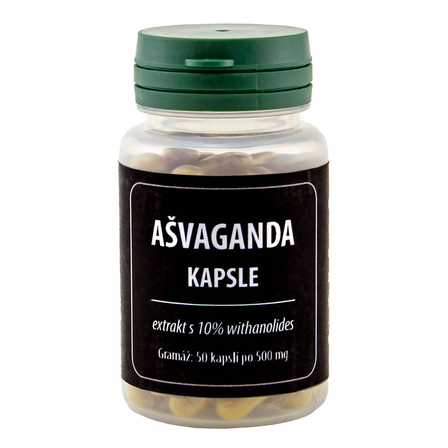 Ašvaganda, ashwagandha extrakt, 50 kapslí