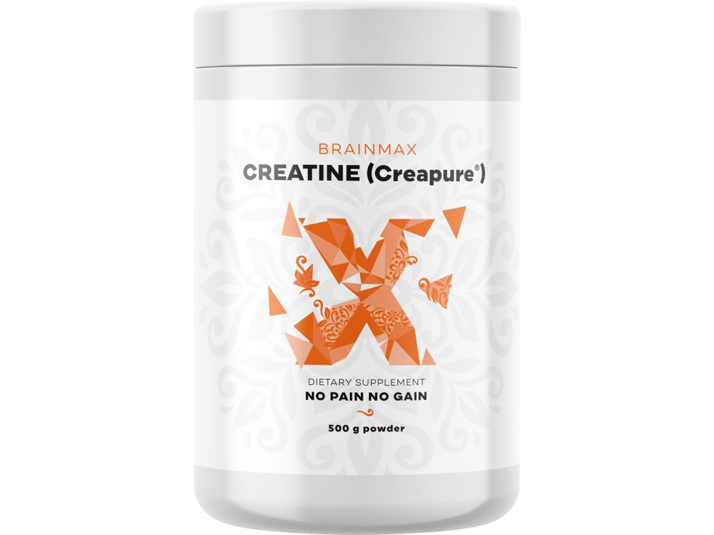 BrainMax Creatine Creapure, kreatin monohydrát, 500 g