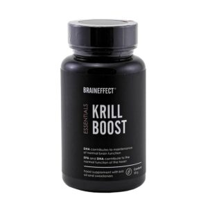 BrainEffect Krill Omega-3, krill olej, 60 kapslí